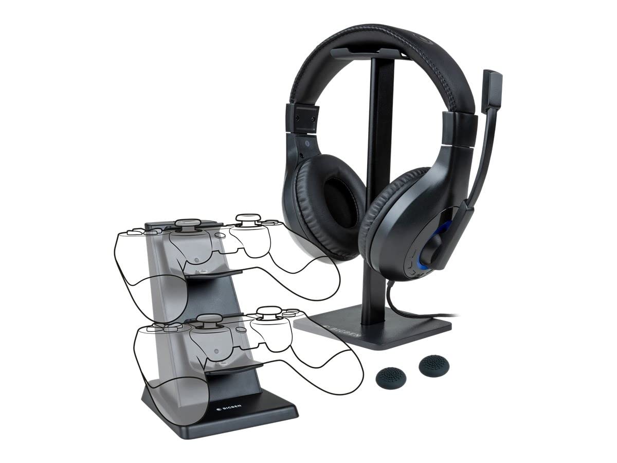 Auriculares Gaming Nacon Paquete Esencial ( PS4 - ) - Soporte, base de carga, empuñaduras Auriculares Gaming Nacon Paquete Esencial ( PS4 - ) - Soporte, base de carga, empuñaduras